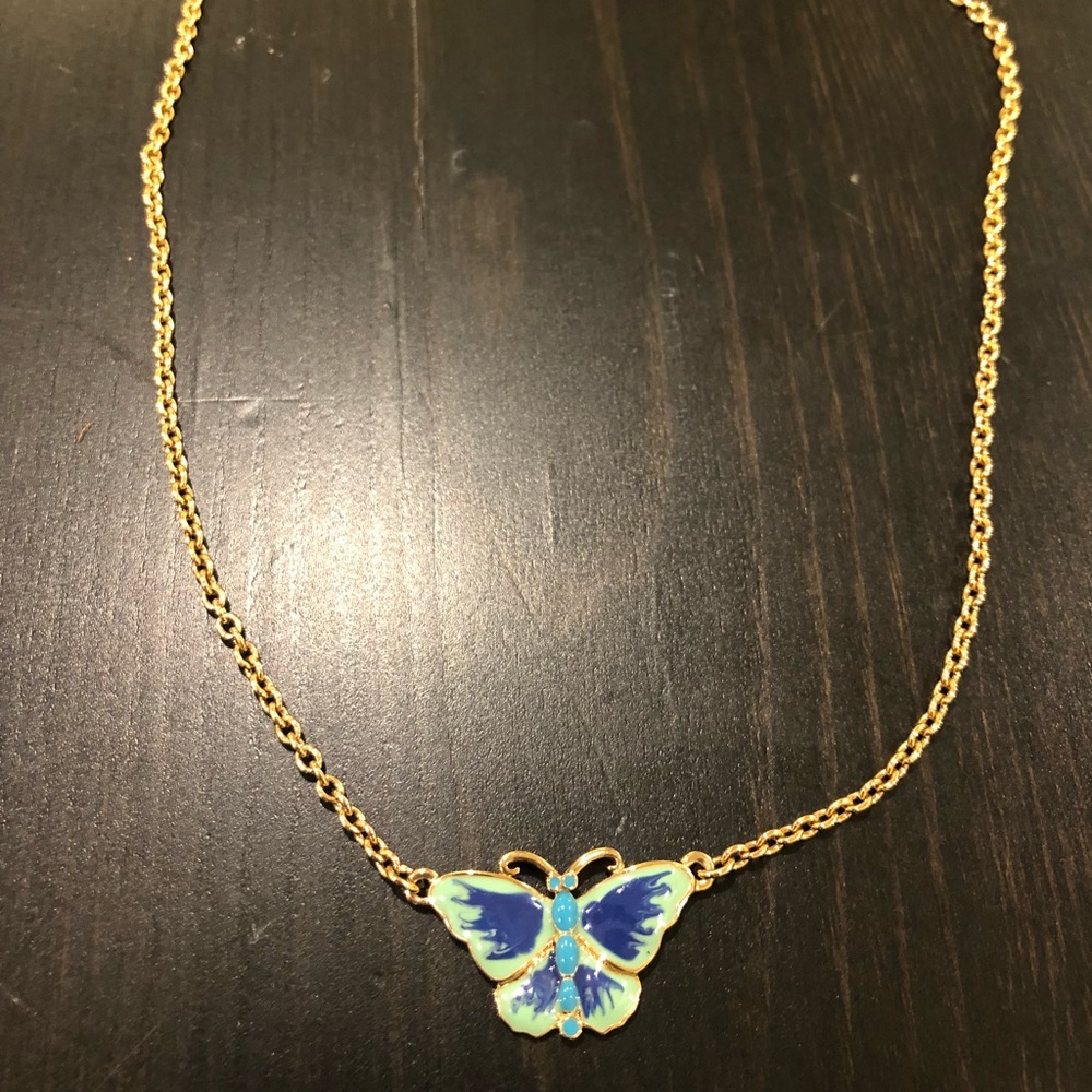 Kate Spade butterfly necklace